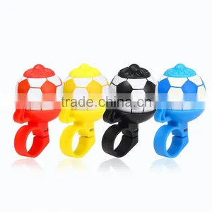 3 Colors Football Bike Bell Bicycle Horn Loud Road MTB Bike Horn Soccer Bicycle Bell Handles Ring Flexible Crisp Sound Handlebar thumbnail-5
