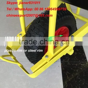 120L High Performance Australia Wheelbarrow With Large Plastic Tray WB8614P thumbnail-6