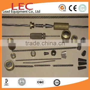 LEC Post Tension Construction Prestressed Cable Single Anchor System thumbnail-1