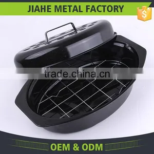 Higher Cooking Temperature Enamel Home Roaster Pan thumbnail-6