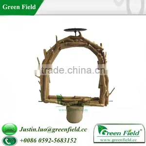 Wooden Antique Candle Holder thumbnail-6