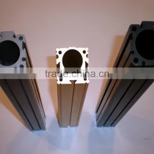 Extruded Powder Coating Aluminium Profile for Closet,solar,industry ,electronic thumbnail-1