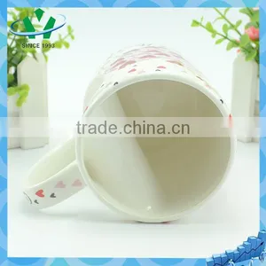 Wholesale Ceramic Coffee Mug With Heart-shaped Handle thumbnail-5