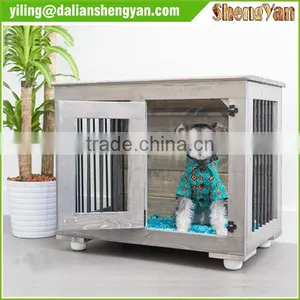 Indoor Wooden Dog Cage , Bedside Dog House , Dog Furniture thumbnail-1