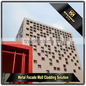 Architectural Laser Cutting Panels Decorative Aluminum Curtain Wall thumbnail-1