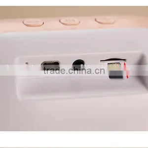 Desktop Makeup Mirror With Bluetooth Loudspeaker Box, USB Charge Table Lamp For Valentine Day thumbnail-5