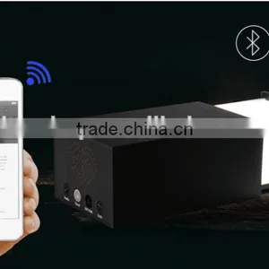 2016 Newest Explosion Hot-selling Pandora's Box Multifunction Bluetooth Stereo Music Speaker Touch LED Lamp Wooden BT Speaker thumbnail-6