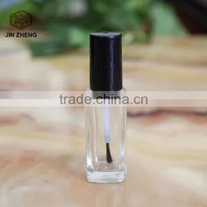 Wholesale Mini 4ml Glass Nail Polish Bottles Blushers With Black Cap thumbnail-1