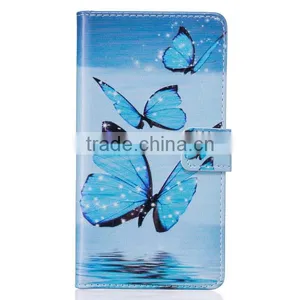Universal Embossed PU Flip Stand Wallet Leather Mobile Phone Back Cover For IPhone 6 6S thumbnail-2