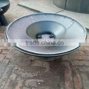 24" 30" Portable Outdoor Fire Pits With Screen Cover/ Patio Backyard Fireplace Outdoor Living Firepits thumbnail-5