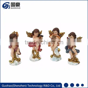 Custom Religious Angel Decor With Musical Instrument thumbnail-1