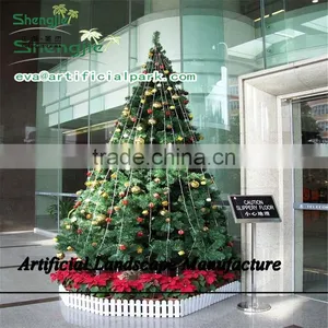 SJZJN 1516 Hot Sale Manmade Plastic Christmas Tree/Beautiful Look Christmas Tree High Quality thumbnail-6