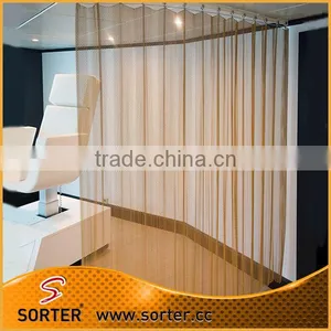 Metal Restaurant Room Divider Metal Aluminum Woven Mesh Fabric Curtain thumbnail-2