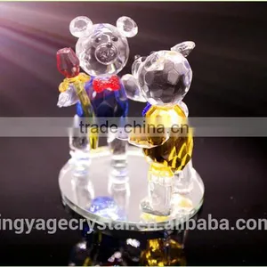 Romantic Crystal Couple Bears as the Best Crystal Wedding Present for 15th Wedding Anniversary thumbnail-3