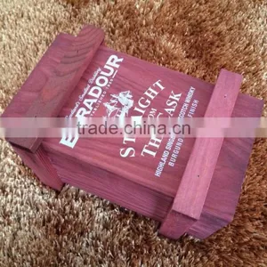 Hot Sale Wooden Gift & Craft Industrial Use and Handmade Feature Wine Box thumbnail-1