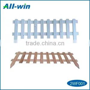 Wooden Garden Fence, Timber Picket Fence With Extended Spiked End Sections thumbnail-1