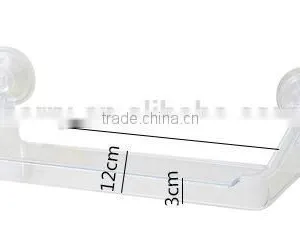 Plastic Transparent Holder/shelves With Sucker thumbnail-2