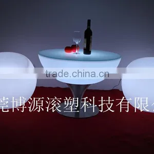 Modern Design Carly Salon and Party Used Shining Decorative LED Round Cocktail Table thumbnail-6