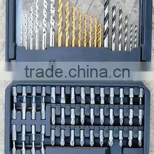 78PCS Drills & Bits Set(POUCH/HIGH SPEED DRILL BITS/MAGNETIC HOLDER) thumbnail-1