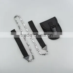 24 Inch Black Handle Survival Pocket Chainsaw thumbnail-5
