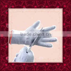 Food Grade HPPE String Knitted Kitchen Safety Gloves Cut Resistant thumbnail-1