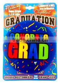 Custom Attractive Graduation Dfesign Led Flashing Big Pin thumbnail-6