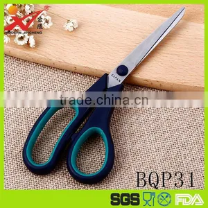Newest Fashional Colorful Style Students Office Stainless Steel Blade Rubber and Plastic Scissors thumbnail-1
