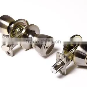 US10B Combo Entry Lock Set Door Knob & Deadbolt Keyed Alike KW1 Keyway Lock thumbnail-2
