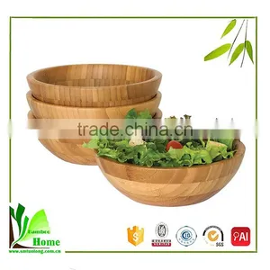 Natural Bamboo Food Bowl thumbnail-1