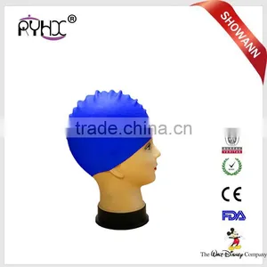 2017 High Quality Custom Soft Silicon Swimming Hats Wholesale thumbnail-1
