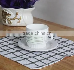 30cm X30cm Cheap Cotton Wholesale Printed Household Cleaning Weave Dish Towels thumbnail-2