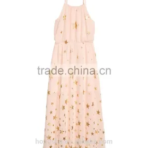 2016 Children Little Girls Chiffon Star Maxi Dress HSD8072 thumbnail-2