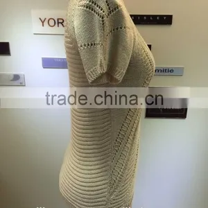 2015 Fashion Ladies Sweater With Short Sleeve thumbnail-2