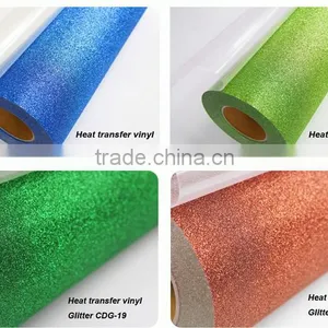 Glitter PU Textile Vinyl Heat Transfer Sheets thumbnail-2