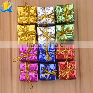 Newest Design Best Quality Colorful Square Christmas Small Gift Ornament thumbnail-5