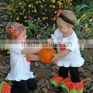 Wholesale Baby Girl Cotton Outfit Fashion Halloween Outfit for Children Hot Sale Baby Clothing thumbnail-1