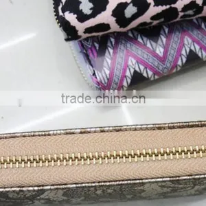 Fashion New Latest Cute Zipper Round pu Leather Lace Wallet for Woman thumbnail-4