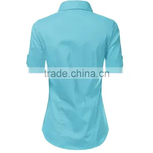 2016 Fashion Business Shirts for Ladies Office Women Working Shirts thumbnail-6