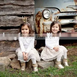 Girls Lace Skirt Toddler Girl Tutu Skirt Mother and Child Dress thumbnail-3