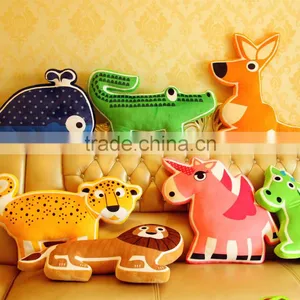 S64860A Children Gift Creative Cartoon Animal Shaped Pillow Cushion thumbnail-1