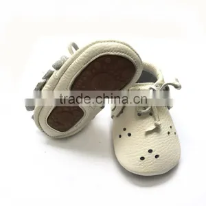 Wholesale Baby Summer Shoes Moccasins Genuine Leather Baby Shoes Baby Moccasins Rubber Shoe Sole thumbnail-2