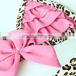 Vest Style Leopard Split Swimsuit Children's Swimwear thumbnail-3
