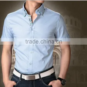 Cultivate One's Morality Type Youth Business Half Sleeve Shirts thumbnail-6