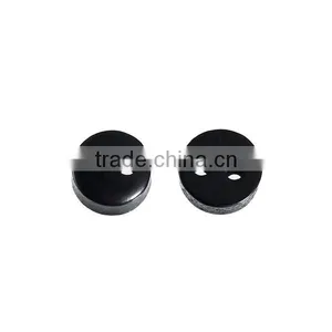 Wholesale Scrapbooking 2 Holes Round Black 6mm Dia Resin Sewing Buttons thumbnail-3