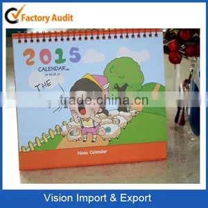 2015 Custom Made High Quality Paper Calendar For Promotion thumbnail-1