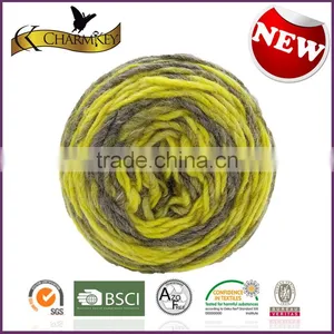 Charmkey Mixed Color Wool Bamboo Baby Yarn Melange Yarn Scarf Knitting Yarn thumbnail-2