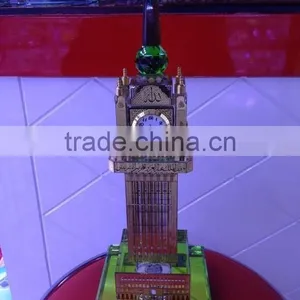 Crystal Makkah Clock Tower Model With LED for Souvenir Gift KJJ-01 thumbnail-1