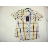 New Fashion Check Pattern New Design Short Sleeve Mens Casual Plaid Shirt thumbnail-1