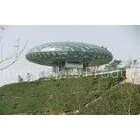 8mm Spherical Bend Curved Tempered Laminated Glass Heat Insulation For Ceiling thumbnail-1
