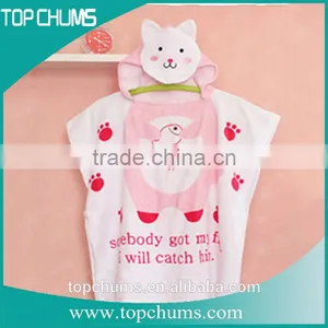 Baby Cartoon Baby Bathrobe Animal Baby Towel With Hood thumbnail-5